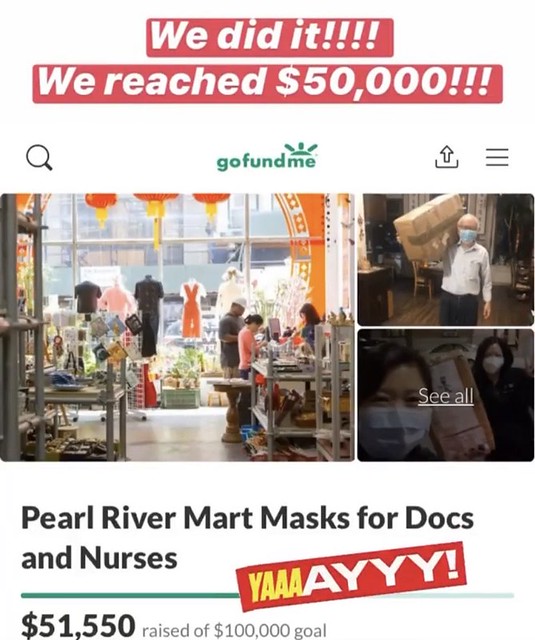 Pearl River Mart GoFundMe page