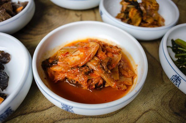 Small dish of kimchi