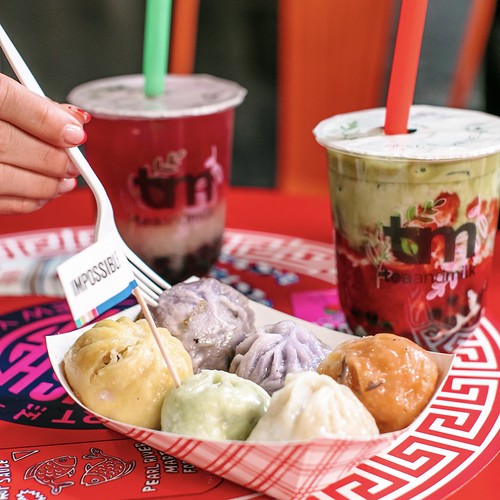 Mao's Bao buns and Tea and Milk beverages