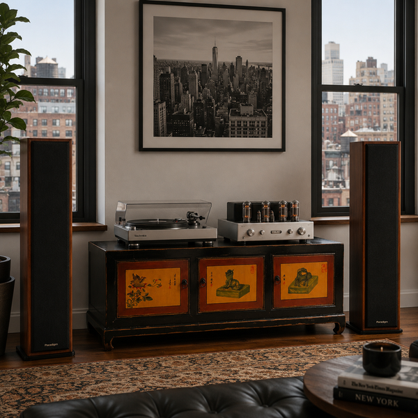 3 Door Media Console
