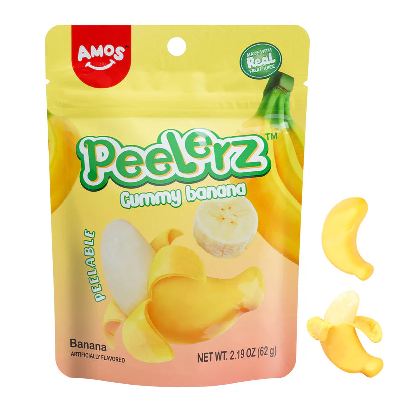 Amos Peelerz- Peelable Banana Gummy