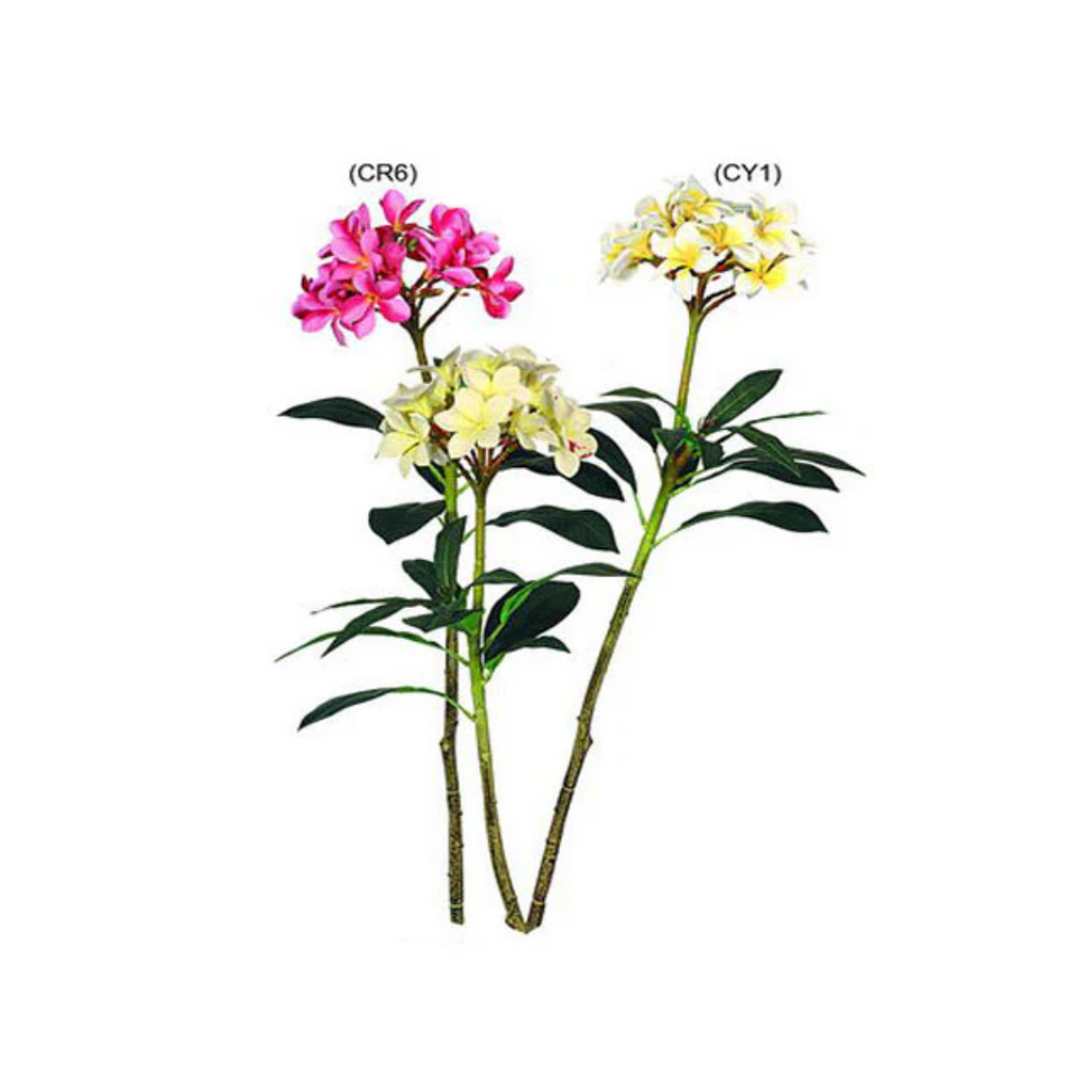 Artificial Flowers - Frangipani Branch
