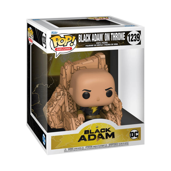 Funko Pop! Deluxe Black Adam on Throne - figurine inside box
