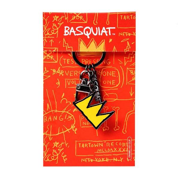 Jean-Michel Basquiat - Yellow Crown Keyclip