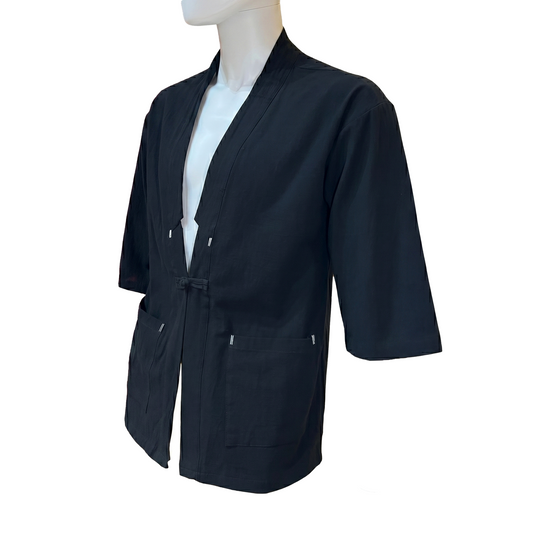 Lightweight Kimono Top - Onyx