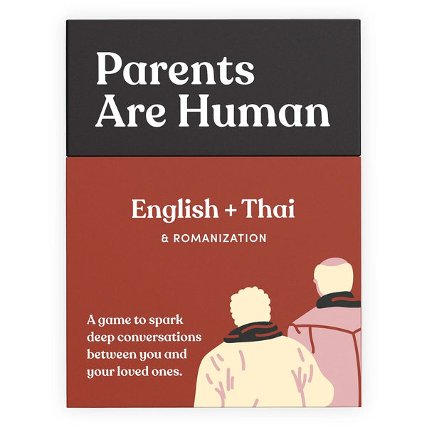 Parents Are Human: A Bilingual Card Game (English + Thai Edition) - Box