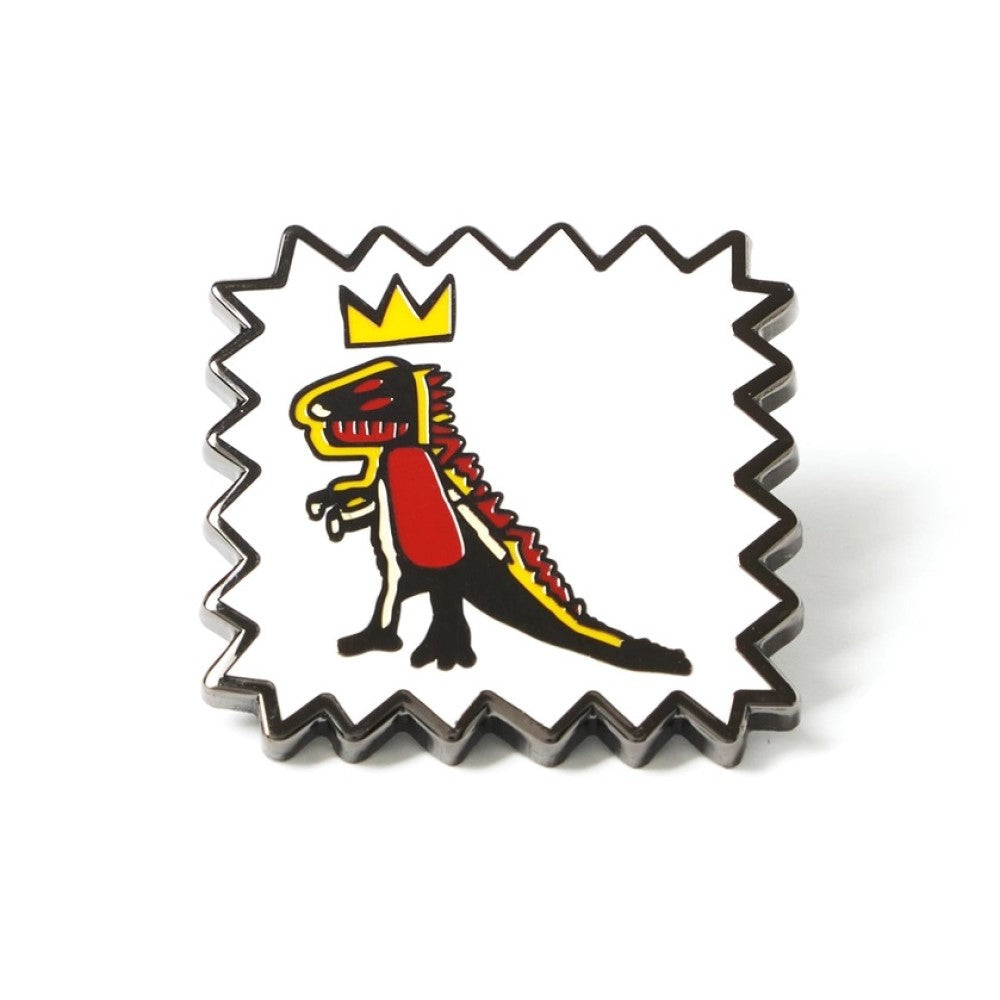 Jean-Michel Basquiat - Crowned T-Rex Pin
