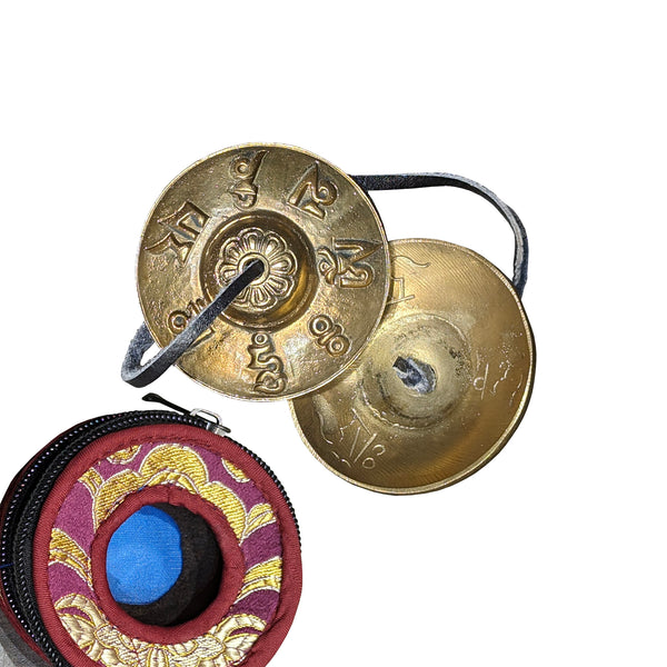 Tingsha Meditation Cymbal Bells with case