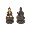two Sitting Guan Yin Figurines