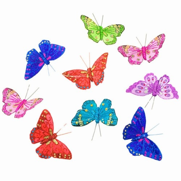 Colorful butterfly decoration
