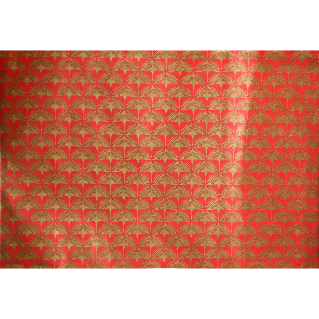 Handmade Nepal Silkscreen Paper - Cranes (Various Colors)