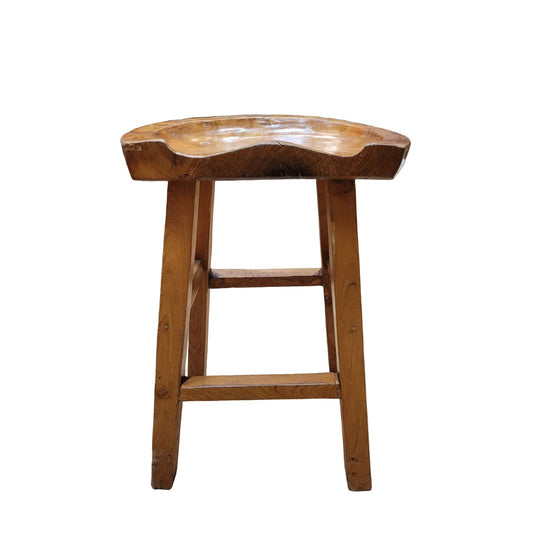 Natural Teak Bar Stool