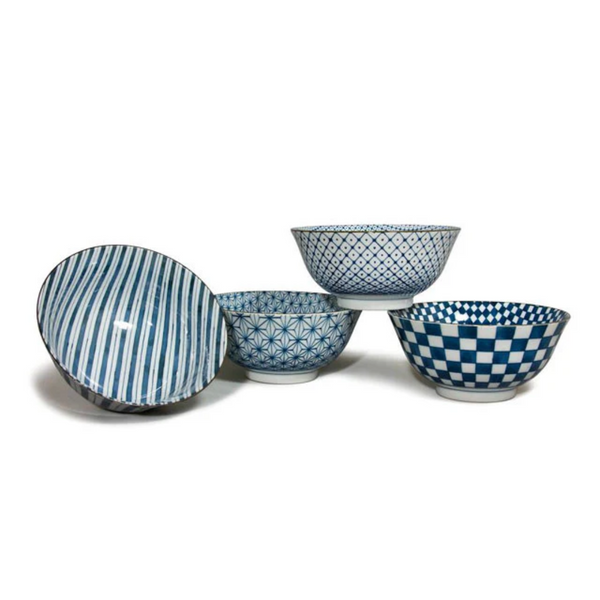 Geo-Pattern Ceramic Bowl - 6 in. (Various Patterns) – Pearl River Mart