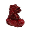 Mahogany color dragon figurine  