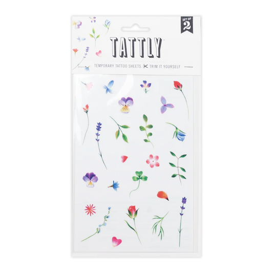 Garden tattoo sheet
