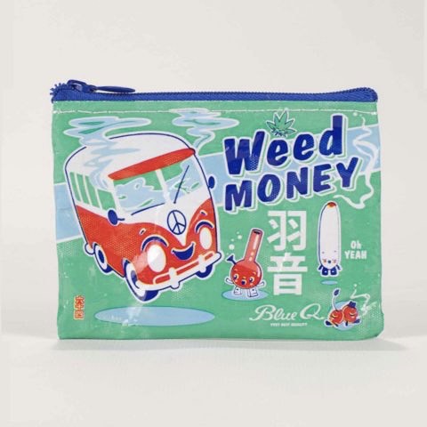 Nylon Coin Purse: Weed Money