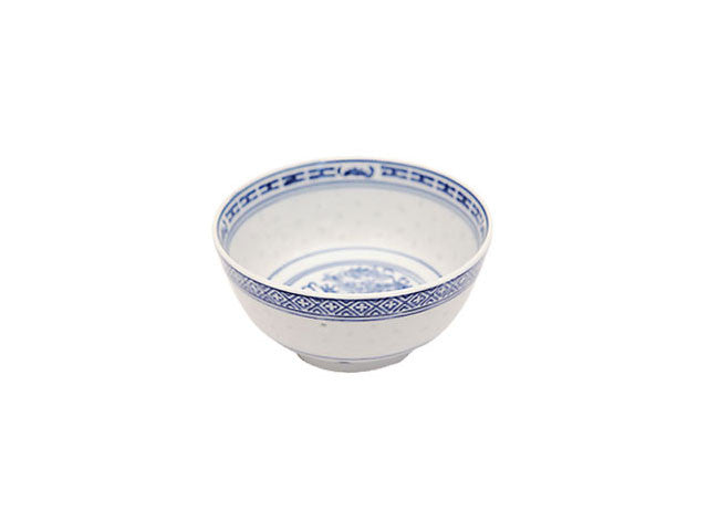 Classic Blue Rice Pattern Ling Long Porcelain Bowl