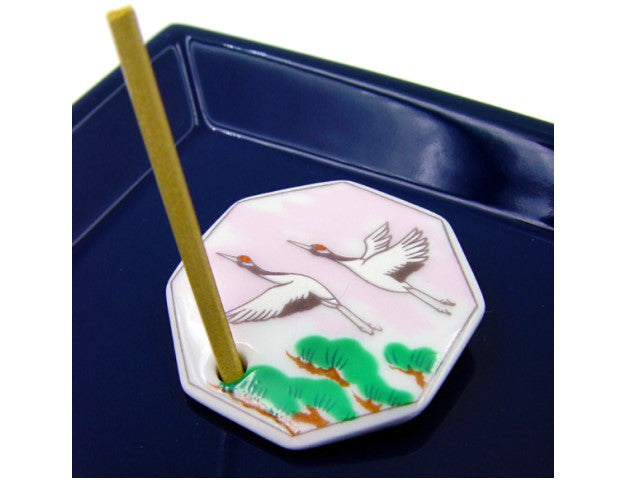 Spring Cranes - Decorative Porcelain Incense Holder