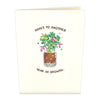 Pop-up card: Happy birthday plants