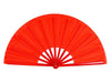 Solid Color Red Nylon Fabric Fan