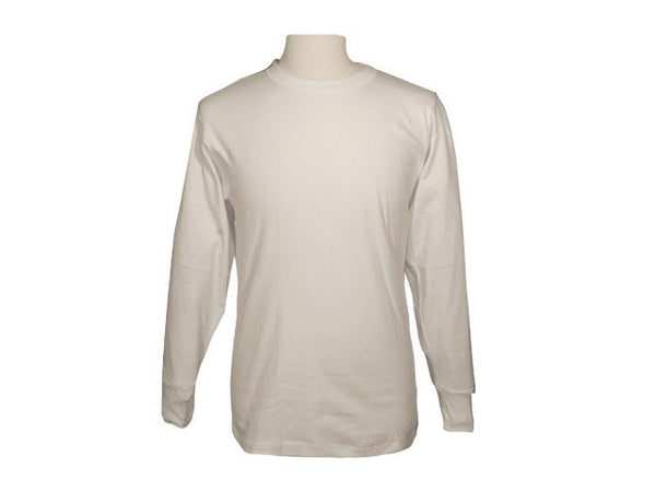 Men cotton interlock undershirt- long sleeve