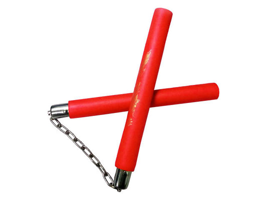 red nunchakus