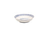 A vintage white sauce dish with dark blue accents around a powerful dragon perfect for any meal