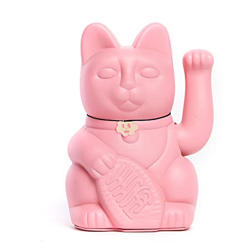 Chinese lucky cat in bubblegum pink color
