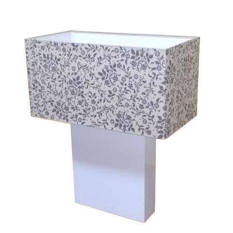 White base shangri- La Table lamp