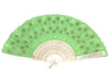 Pretty lime green fan with green sequins