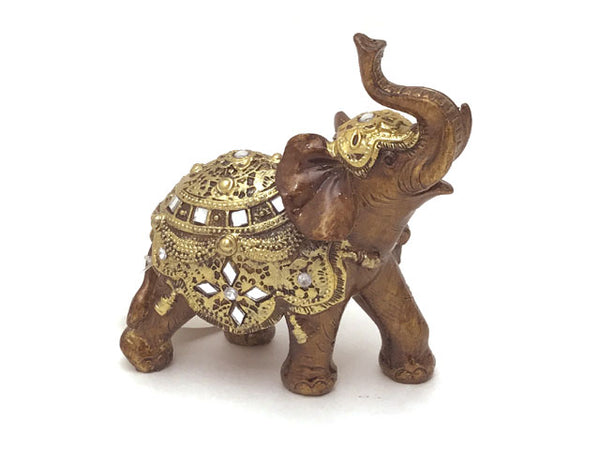Gold Embellishment Elephant Figurine