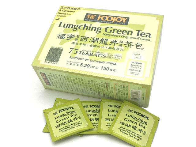 Foojoy Lungching Green Tea - 75 Teabags