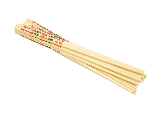 Several pairs of ivory chopsticks with engraving of Chinese "best wishes" characters