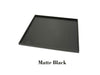 Matte Black low profile lacquer plastic serving tray