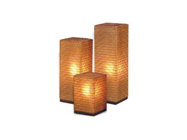 Three wave table lamps