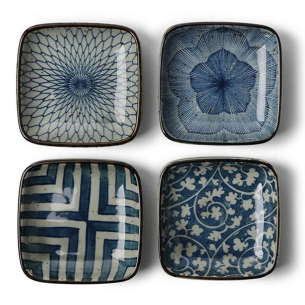 Vintage design assorted sauce dish set