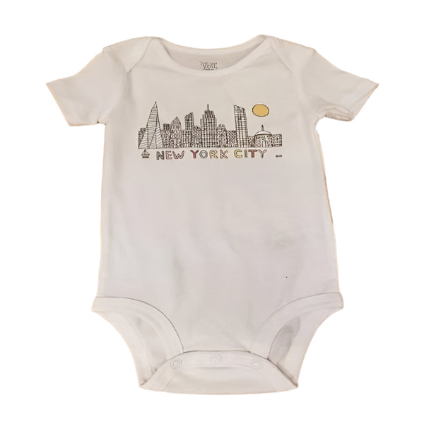 NYC cityscape onesie