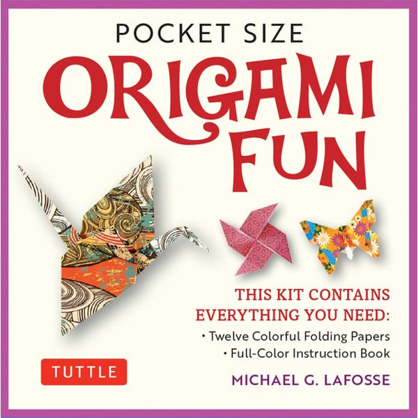 "Pocket size origami fun" box
