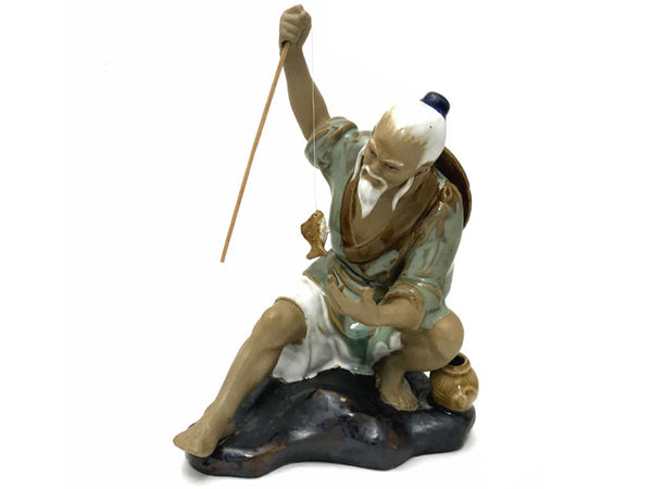 Old Fisherman Clay Sculpture – Pearl River Mart