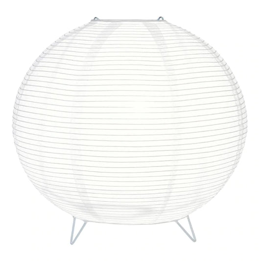 Decorative round candle lantern with fine lines. This centerpiece lantern has a 3 pronged leg