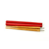 Red travel chopsticks collapsed