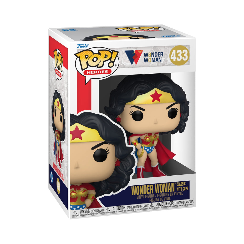 Funko Pop! Heroes Wonder Woman 80th Classic w/ Cape