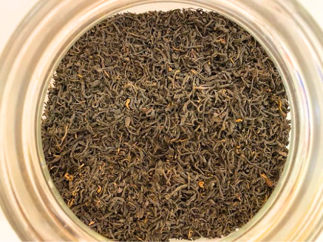 Lapsang Souchong Black Tea in a jar