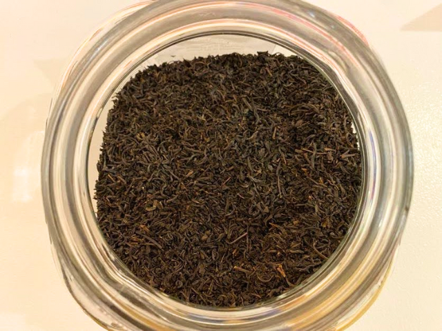 Lichee Black Tea in a jar