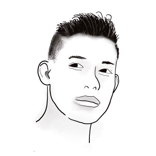 Sammy Yuen self-portrait illustration