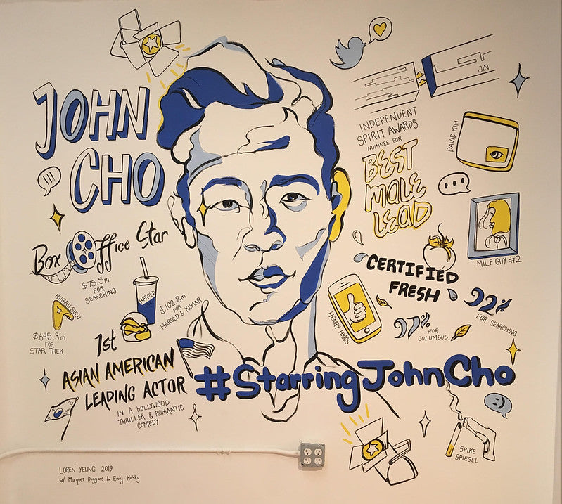 Awesome mural of John Cho