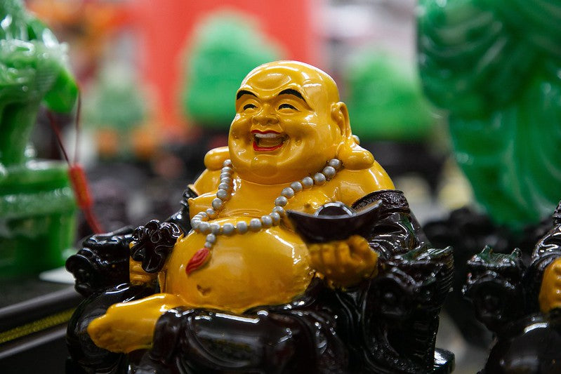 Laughing Budai figurine