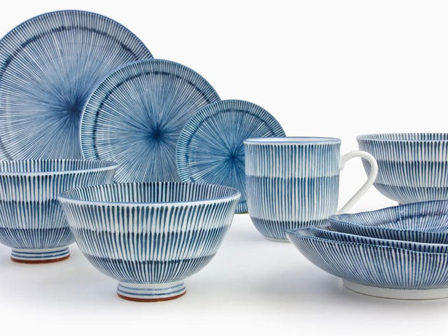 Hoso Tokusa Ceramic - Blue Grass Series
