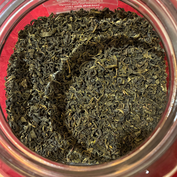 Jar of lichee green tea