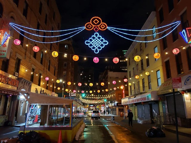 Lanterns on Mott Street